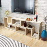 vidaXL TV Cabinet Double L-shaped Oak