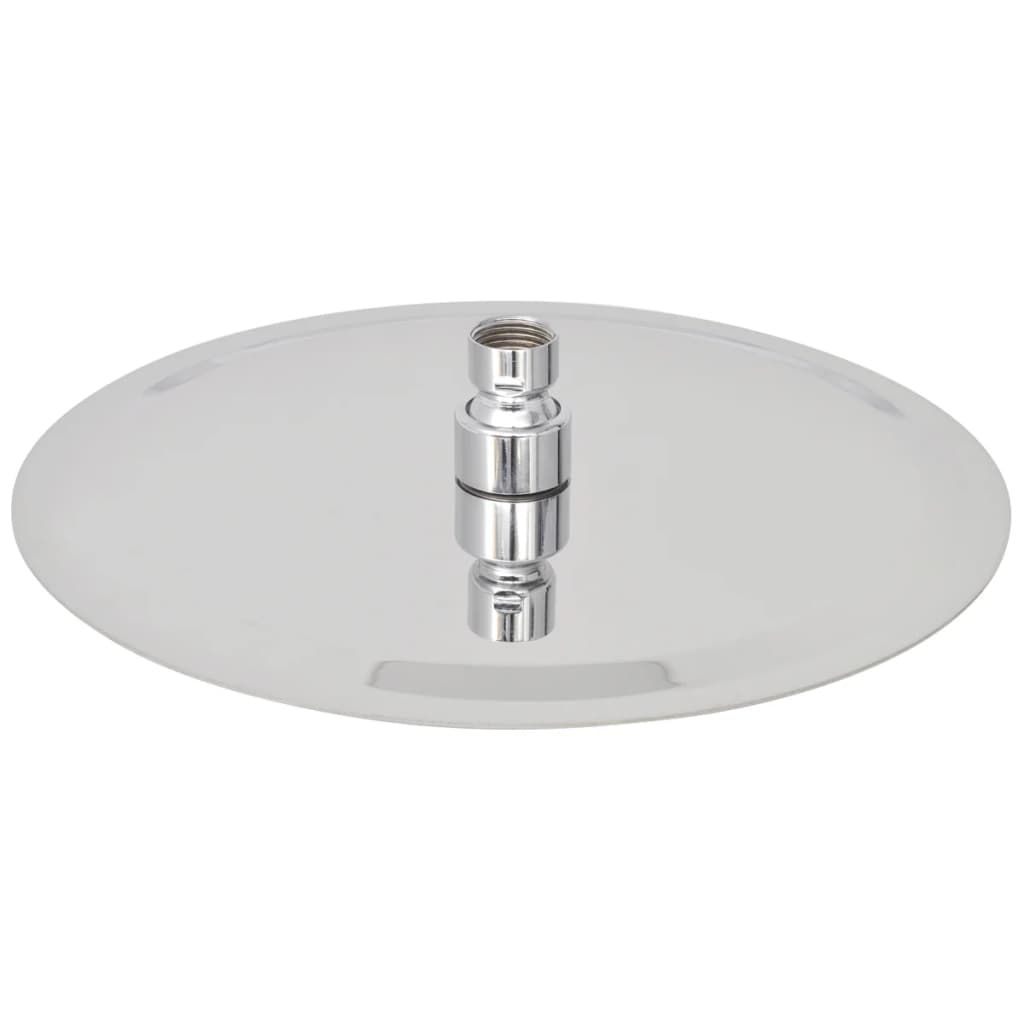 vidaXL Round Rain Shower Head 20 cm Stainless Steel