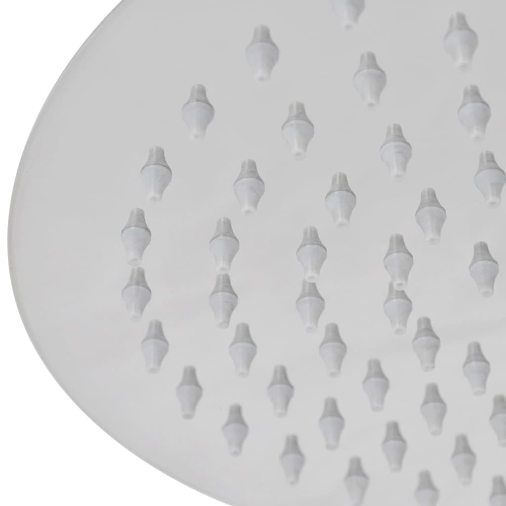 vidaXL Round Rain Shower Head 20 cm Stainless Steel