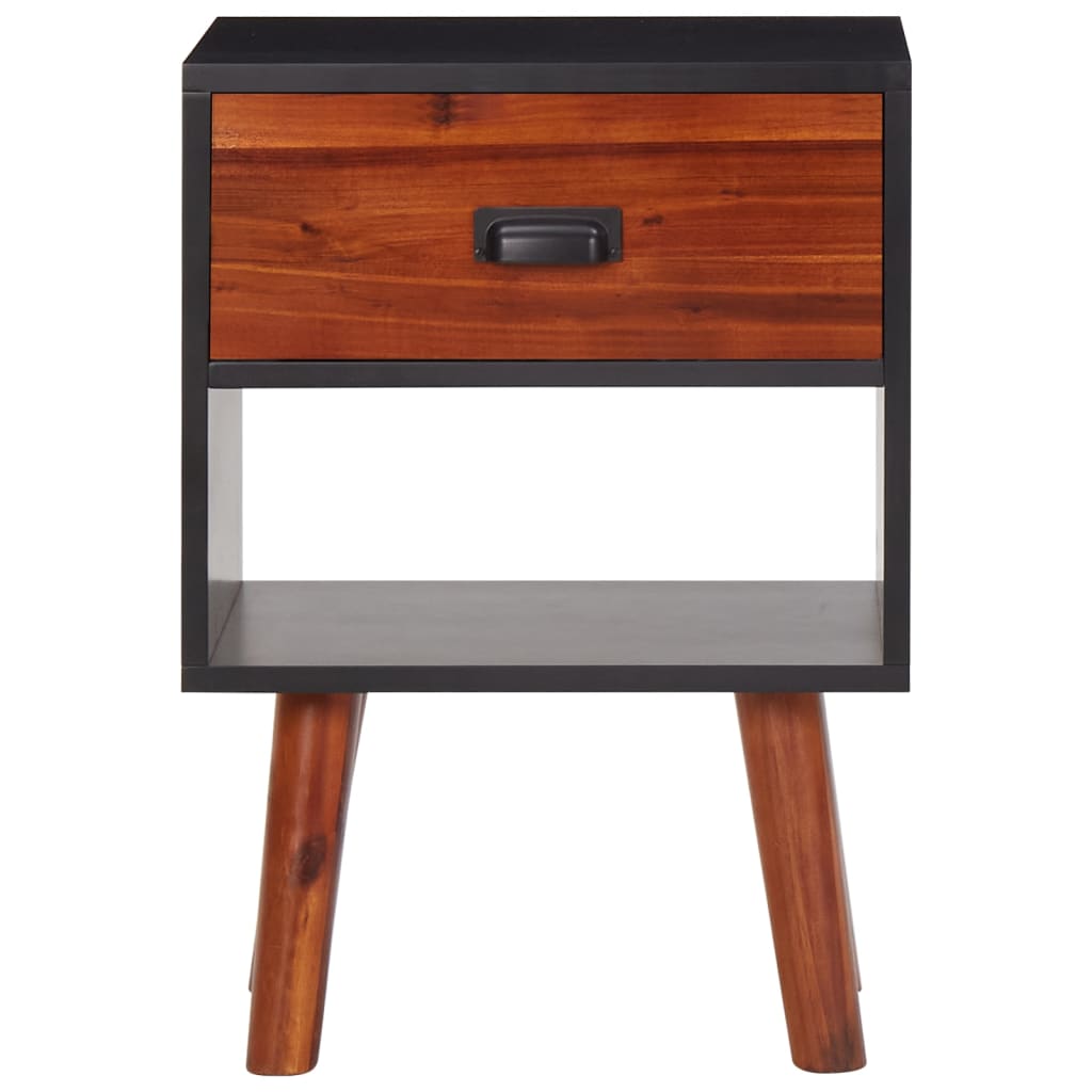 vidaXL Nightstand 40x30x57 cm solid acacia wood