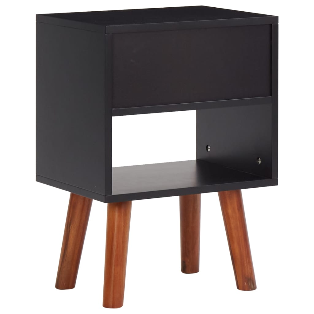 vidaXL Nightstand 40x30x57 cm solid acacia wood