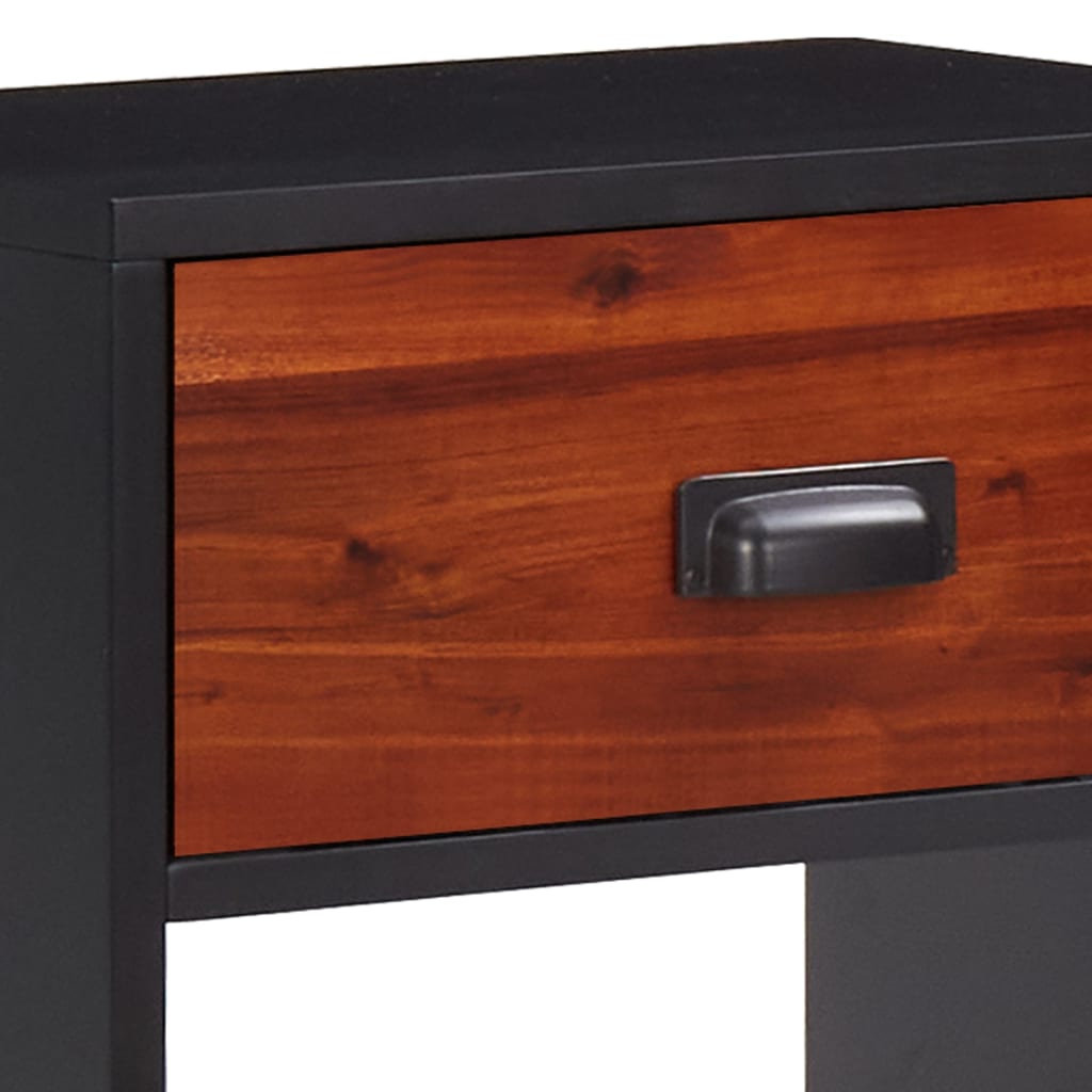 vidaXL Nightstand 40x30x57 cm solid acacia wood