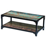 vidaXL Coffee table solid reclaimed wood