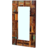 vidaXL Mirror 80x50 cm solid reclaimed wood