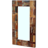 vidaXL Mirror 80x50 cm solid reclaimed wood