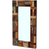 vidaXL Mirror 80x50 cm solid reclaimed wood