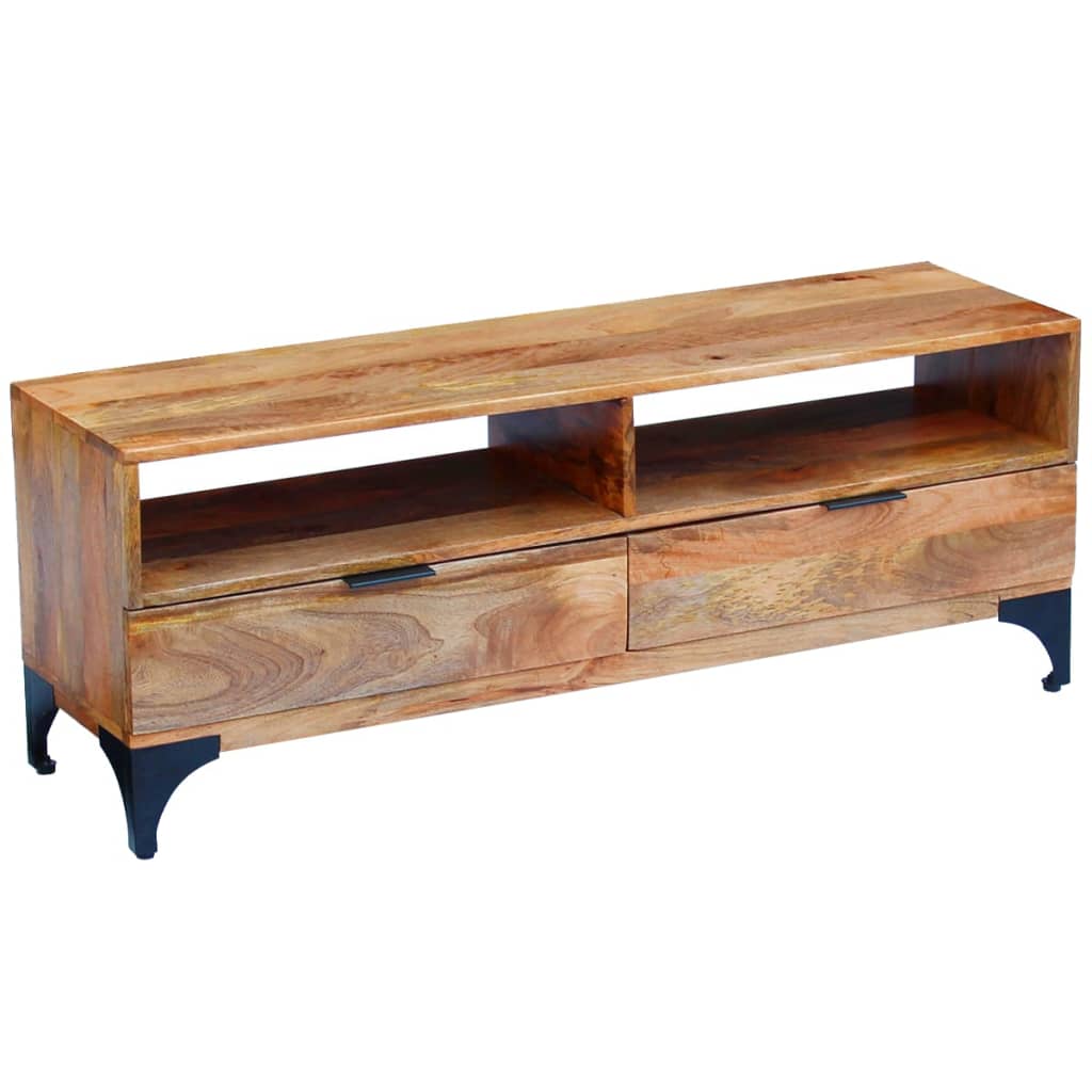 vidaXL TV Cabinet 120x35x45 cm Solid Mango Wood