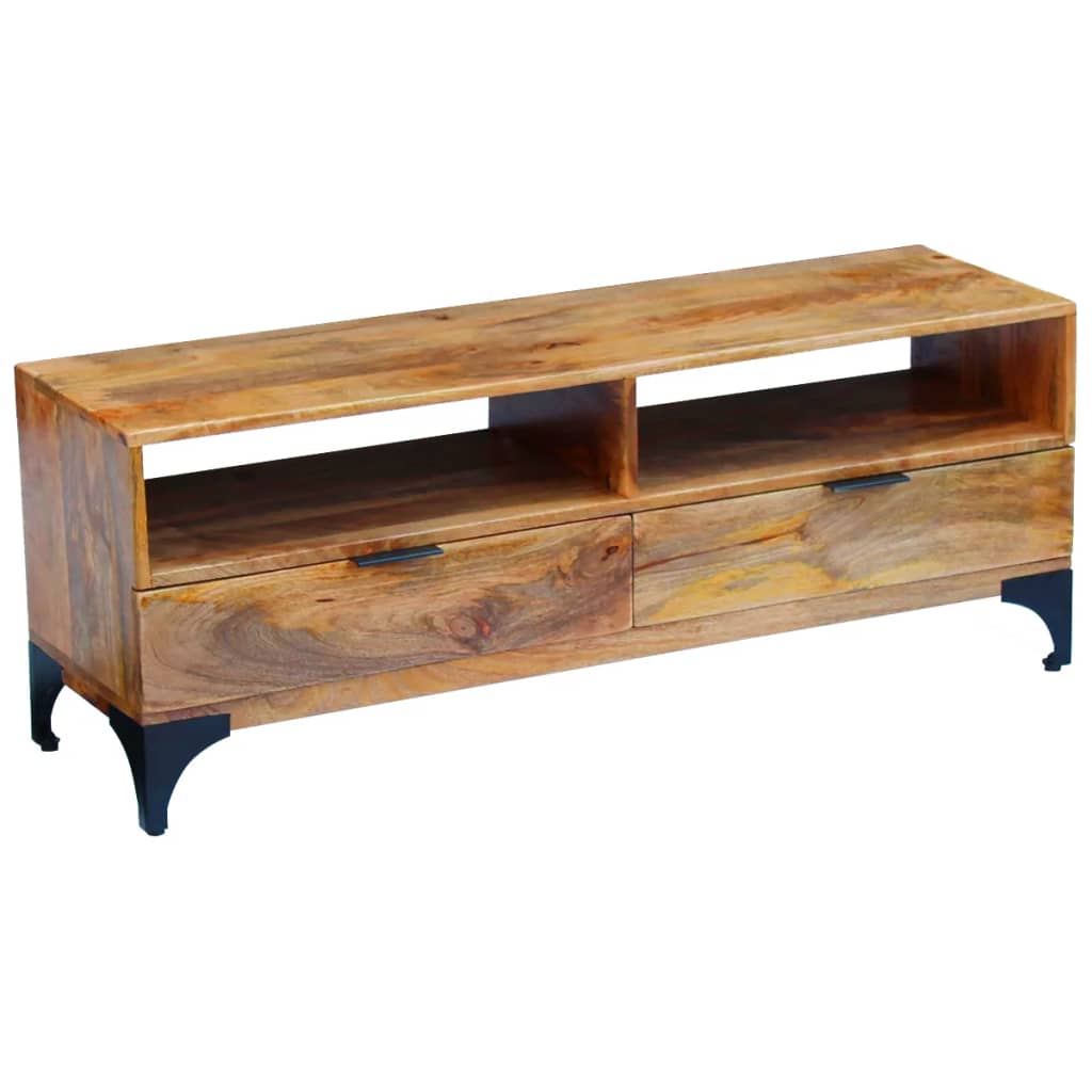 vidaXL TV Cabinet 120x35x45 cm Solid Mango Wood