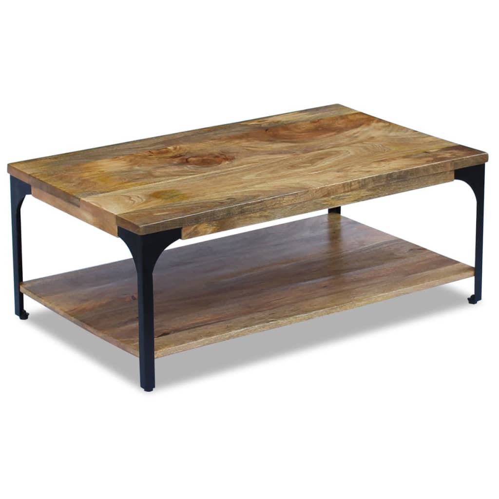 vidaXL Table de salon 100x60x38 cm mangohout