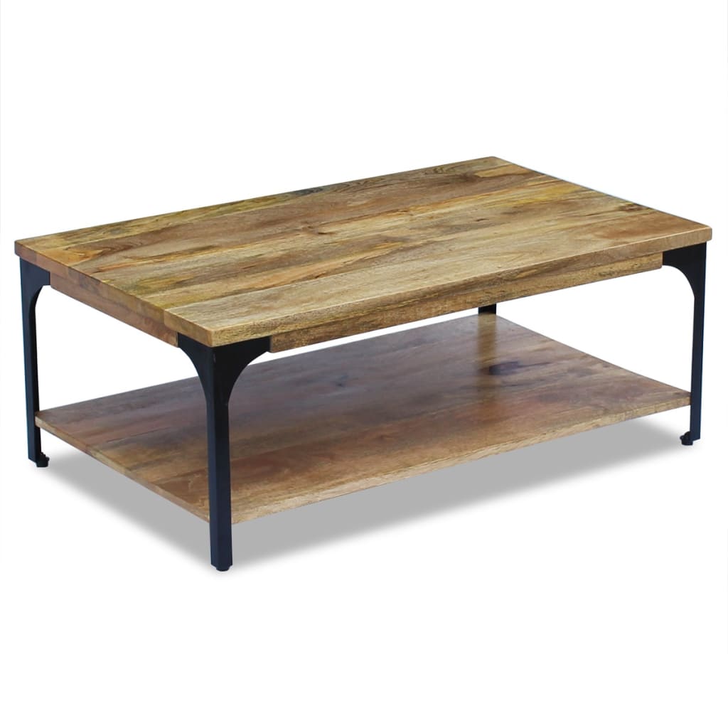 vidaXL Table de salon 100x60x38 cm mangohout