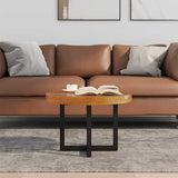 vidaXL Salontafel massif teakhout dur 60 cm
