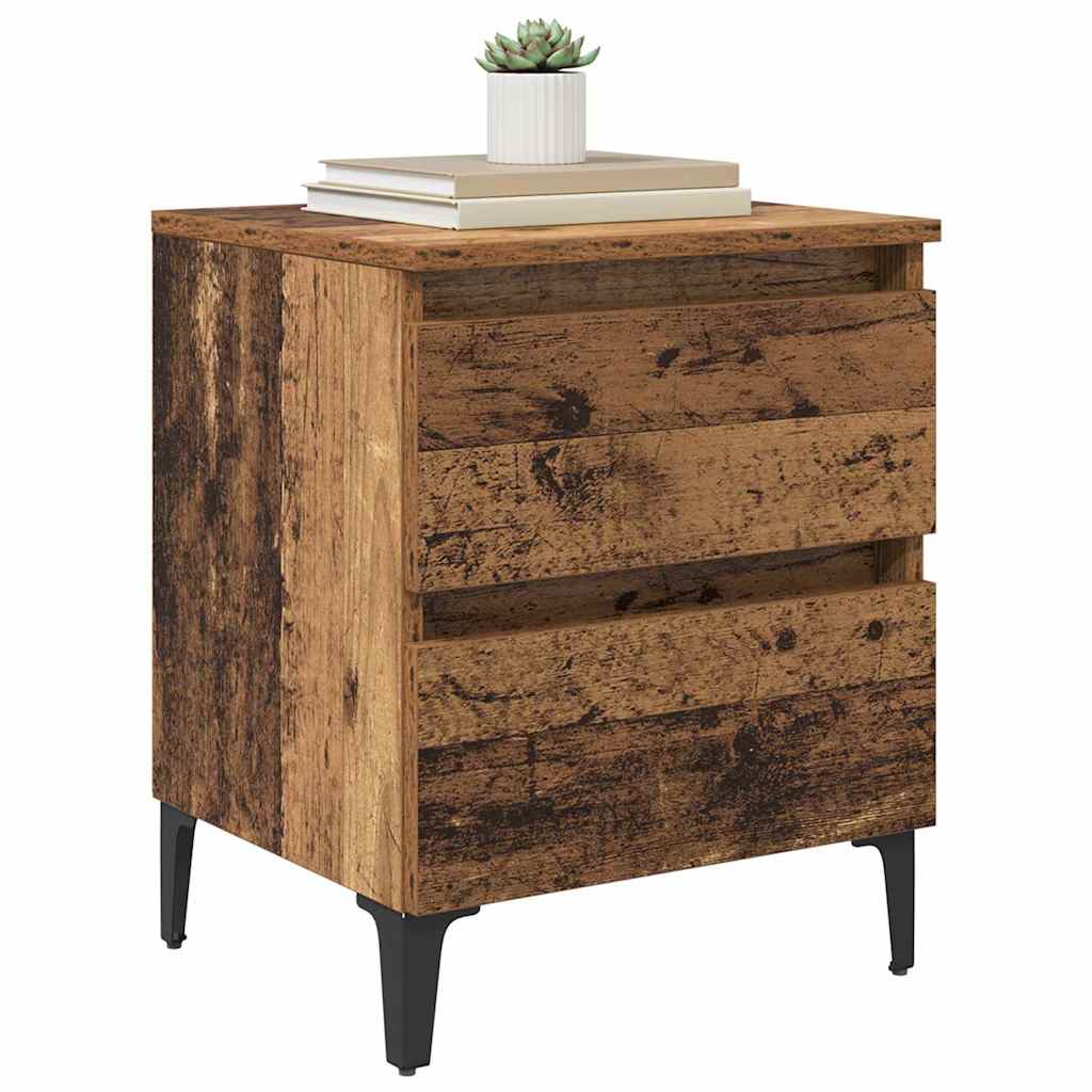 vidaXL Nightstand 40x35x50 cm Engineered Wood White