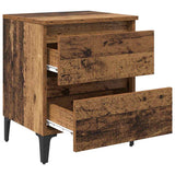 vidaXL Nightstand 40x35x50 cm Engineered Wood White