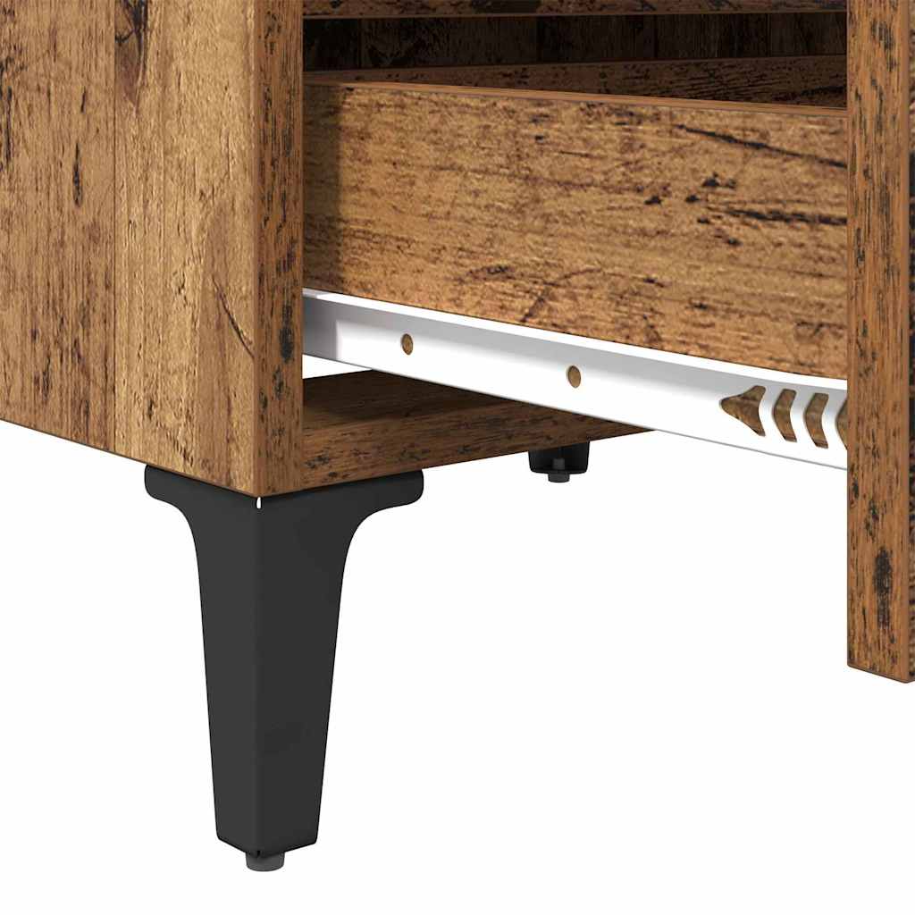 vidaXL Nightstand 40x35x50 cm Engineered Wood White