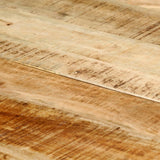 vidaXL Dining Table 140x70x75 cm Solid Rough Mango Wood