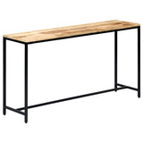 vidaXL Wandtafel 140x35x76 cm massief ruw mangohout