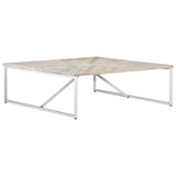 vidaXL Salontafel 110x110x36 cm massief mangohout