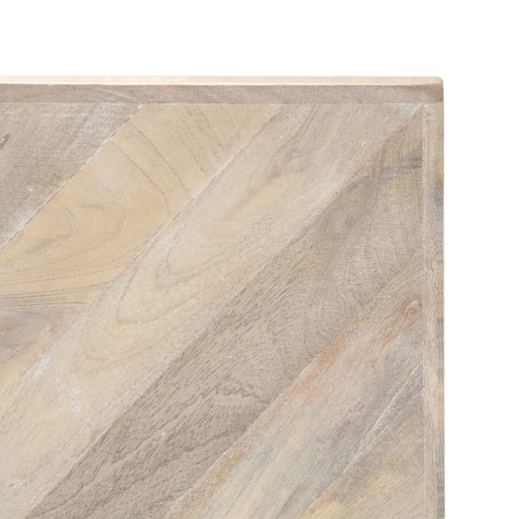 vidaXL Salontafel 110x110x36 cm massief mangohout