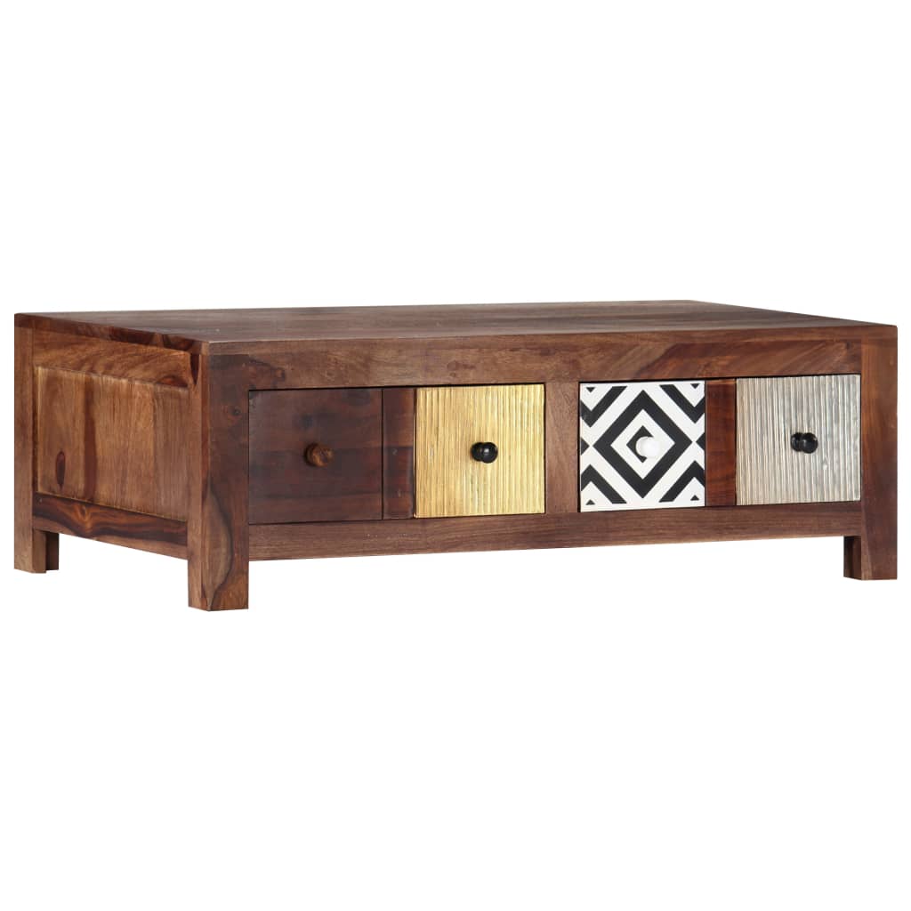vidaXL Coffee Table 90x50x30 cm Solid Acacia Wood