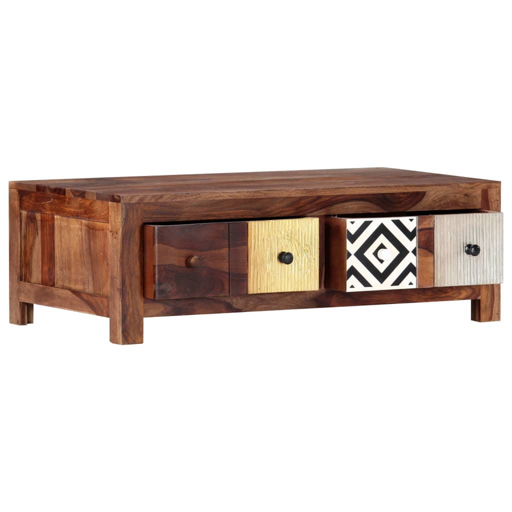 vidaXL Coffee Table 90x50x30 cm Solid Acacia Wood