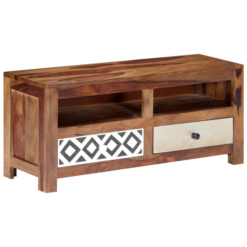 vidaXL TV cabinet 90x30x40 cm solid acacia wood