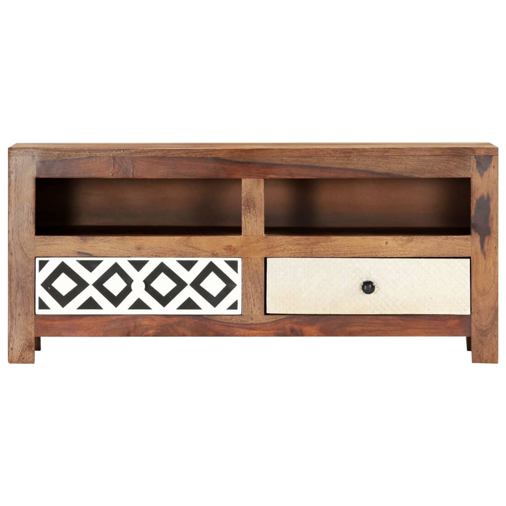 vidaXL TV cabinet 90x30x40 cm solid acacia wood