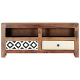 vidaXL TV cabinet 90x30x40 cm solid acacia wood