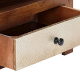 vidaXL TV cabinet 90x30x40 cm solid acacia wood