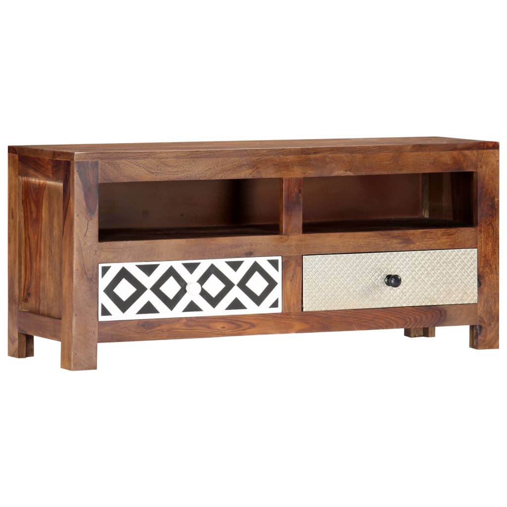 vidaXL TV cabinet 90x30x40 cm solid acacia wood