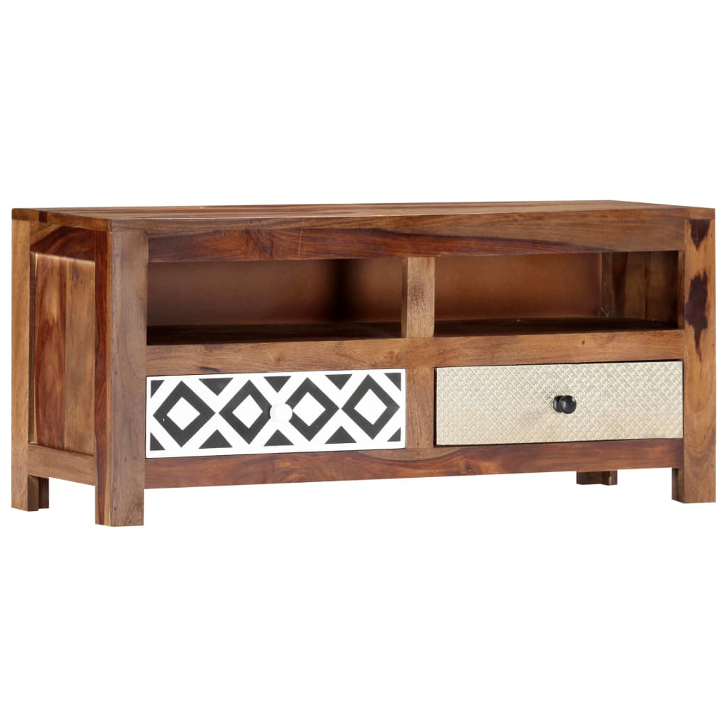 vidaXL TV cabinet 90x30x40 cm solid acacia wood
