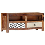 vidaXL TV cabinet 90x30x40 cm solid acacia wood