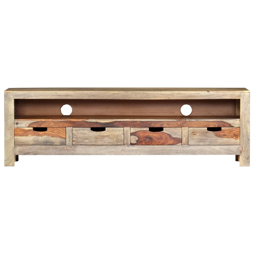 vidaXL TV cabinet 130x30x40 cm solid acacia wood