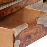 vidaXL TV cabinet 130x30x40 cm solid acacia wood