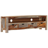 vidaXL TV cabinet 130x30x40 cm solid acacia wood