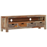 vidaXL TV cabinet 130x30x40 cm solid acacia wood