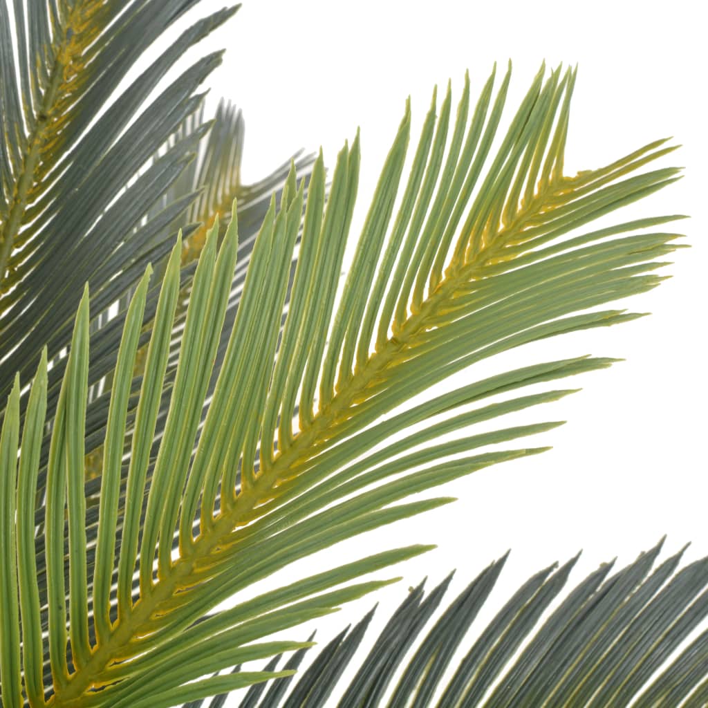 vidaXL Artificial plant with pot cycas palm 90 cm green