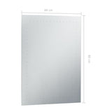 vidaXL LED Bathroom Mirror 60x80 cm