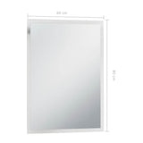 vidaXL Bathroom Mirror LED 60x80 cm