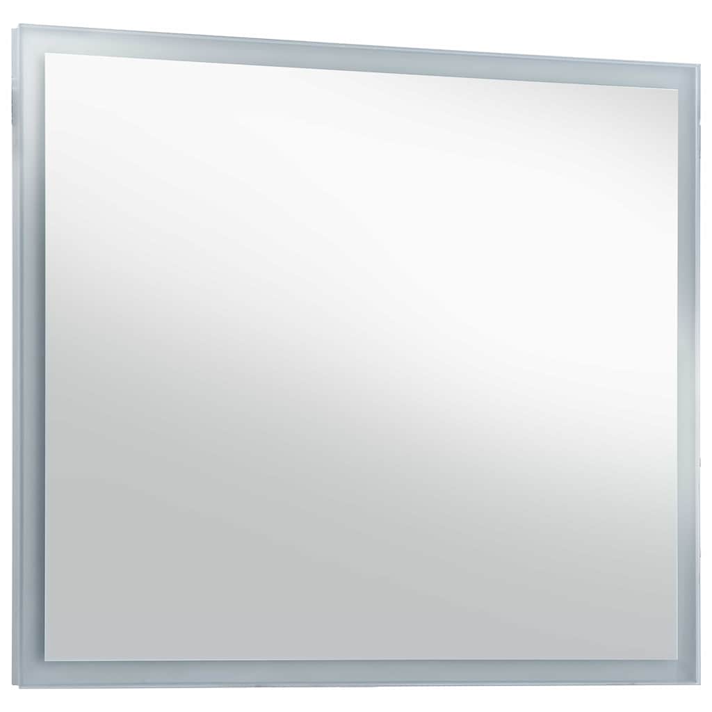 vidaXL Bathroom Mirror LED 60x50 cm
