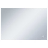 vidaXL LED Bathroom Mirror with Touch Sensor 80x60 cm
