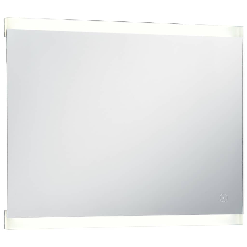 vidaXL LED Bathroom Mirror with Touch Sensor 80x60 cm