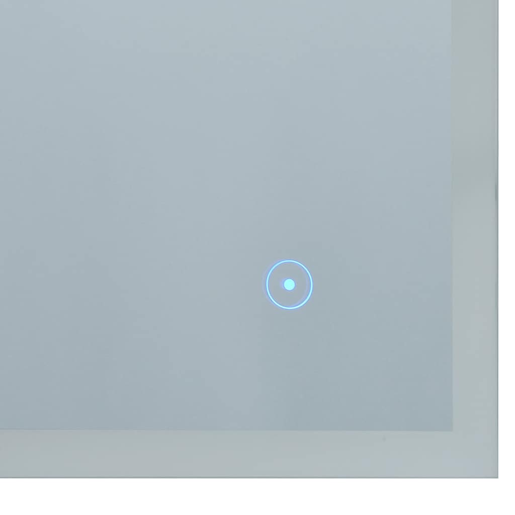 vidaXL Bathroom Mirror LED with Touch Sensor 60x50 cm