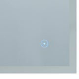 vidaXL Bathroom Mirror LED with Touch Sensor 60x50 cm