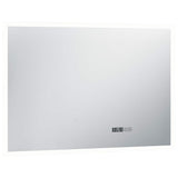 vidaXL LED Bathroom Mirror with Touch Sensor and Time Display 100x60 cm