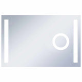 vidaXL LED Bathroom Mirror with Touch Sensor 100x60 cm