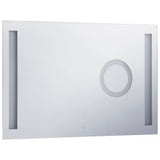 vidaXL LED Bathroom Mirror with Touch Sensor 100x60 cm