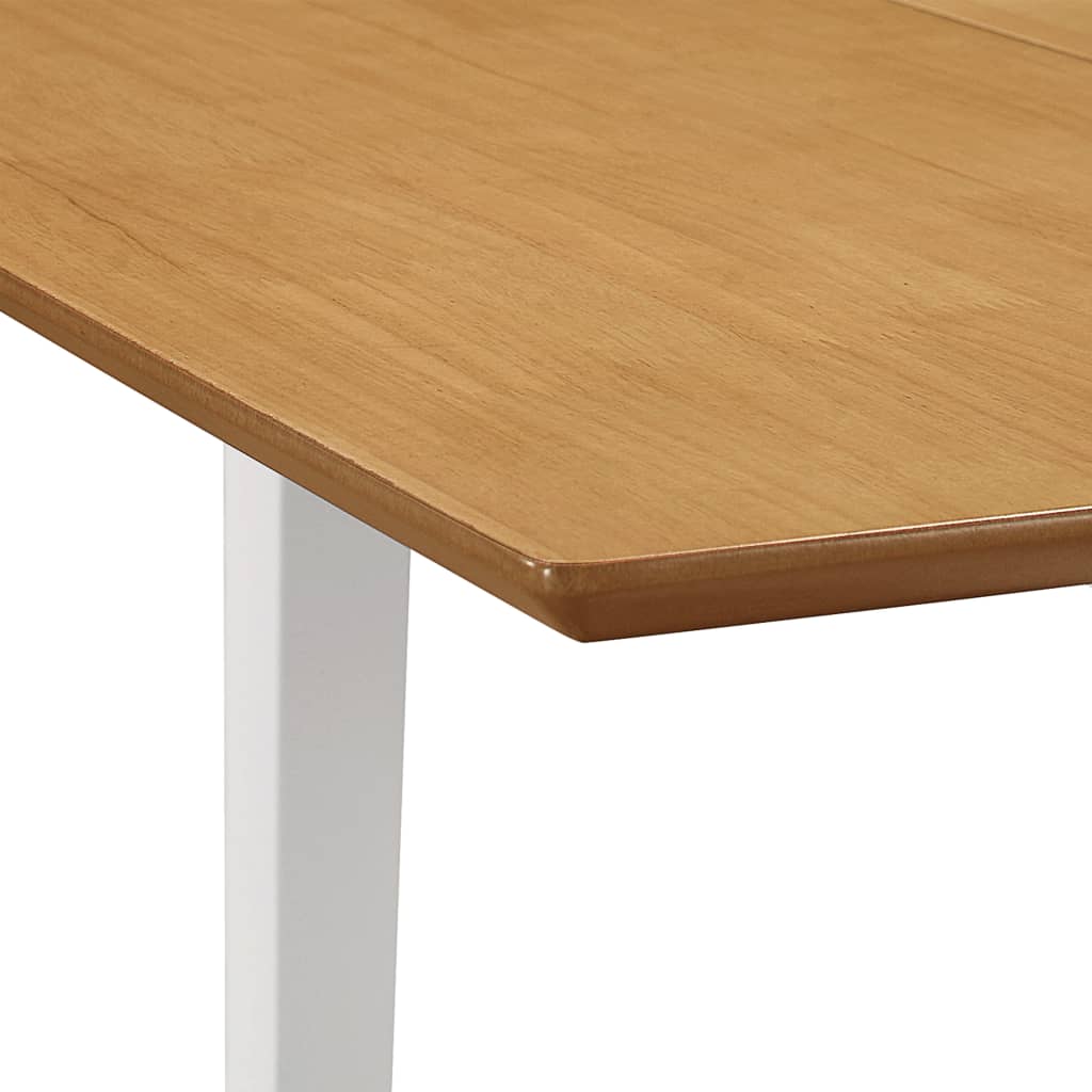 vidaXL Extendable Dining Table (80-120)x80x74 cm MDF White
