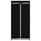 vidaXL Kledingkast 75x50x160 cm zwart