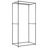 vidaXL Kledingkast 75x50x160 cm zwart