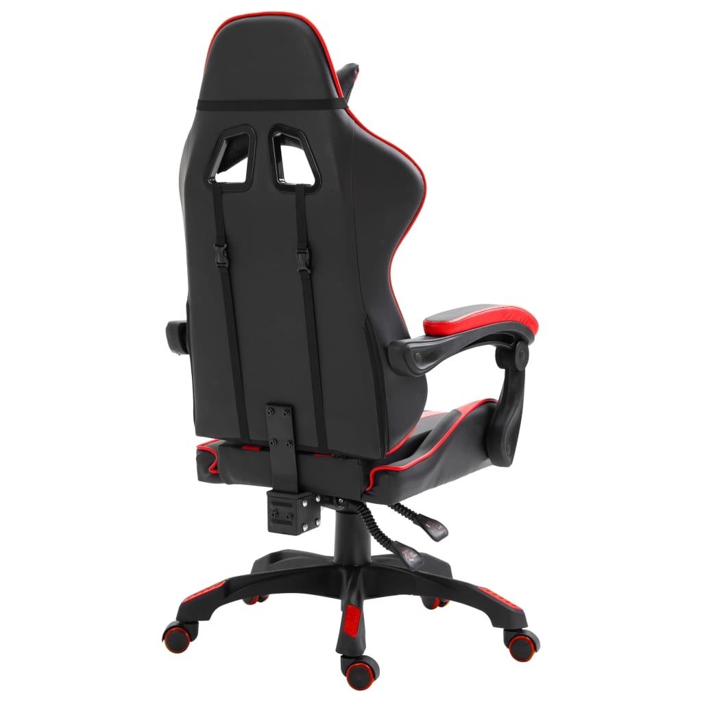 vidaXL Gamestoel kunstleer rood